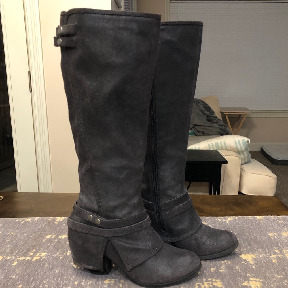 Fergie Dark Brown Lattitude Riding Boots